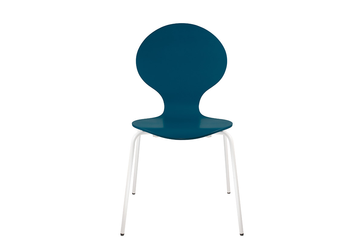 mėlyna kėdė