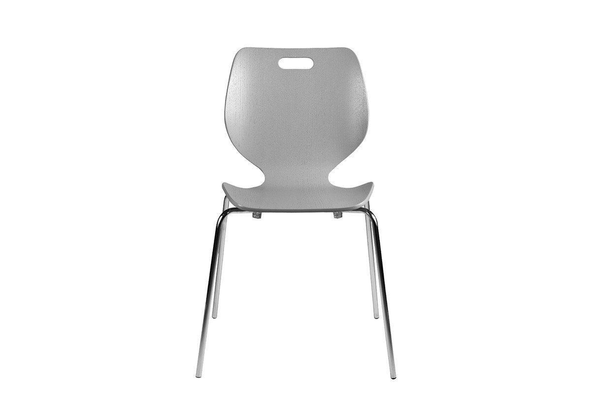 Skandināvu dizaina krēsls no ozola, tonēta laka