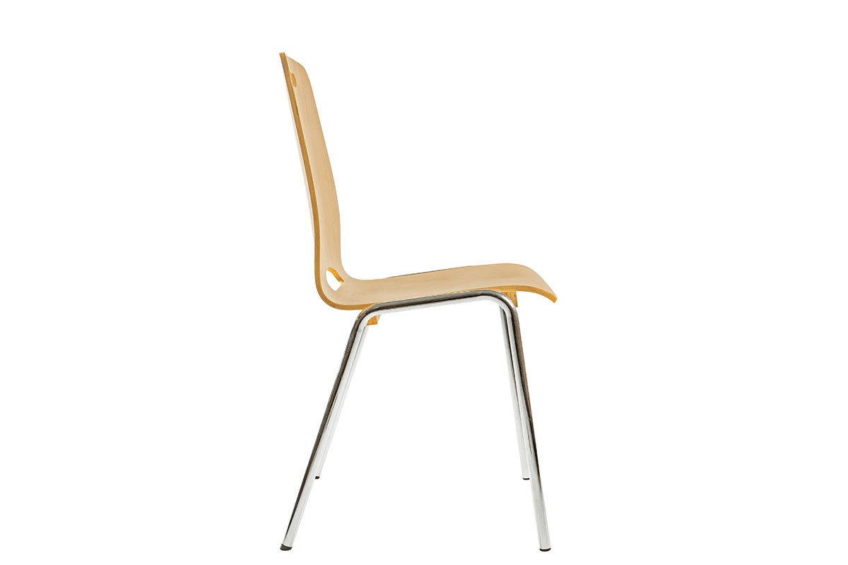 Scandinavian design chair from the beech, lacquered